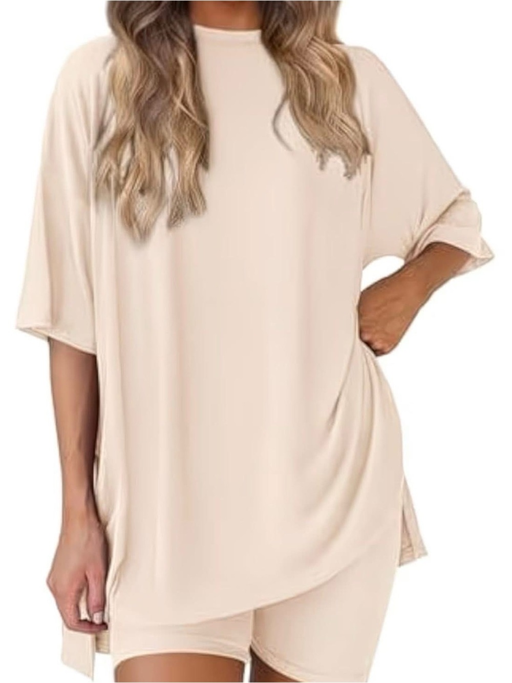 Classic Cream Oversized 2 Piece Set
